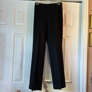 Akris Punto 100% Wool Black Trouser Pants - Size 0/2, High-Rise, Tailored